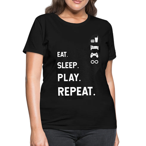 Eat Sleep Play Repeat Basic T-Shirt